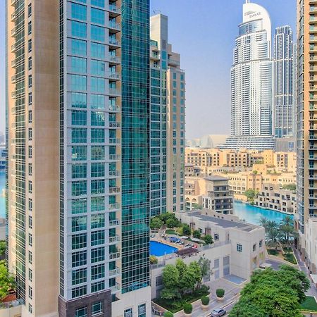 Durrani Homes - Luxurious Studio Near Dubai Mall With Pool View Bagian luar foto